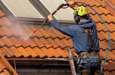 Démoussage et hydrofuge de toiture à Fessevillers